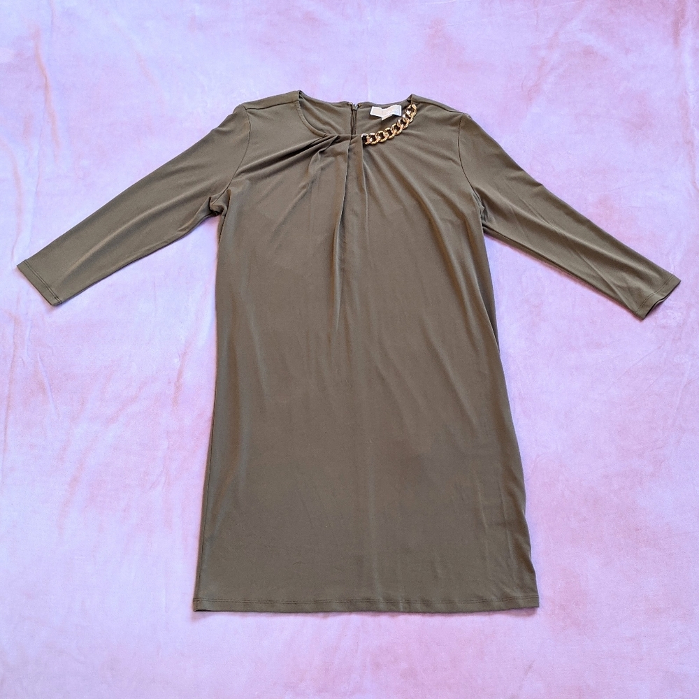 Michael Kors Olive Shift Dress